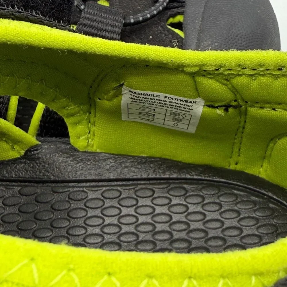 KEEN Newport II Lime Green Black Hiking Sandals - Big Kid US 4 / EU 36